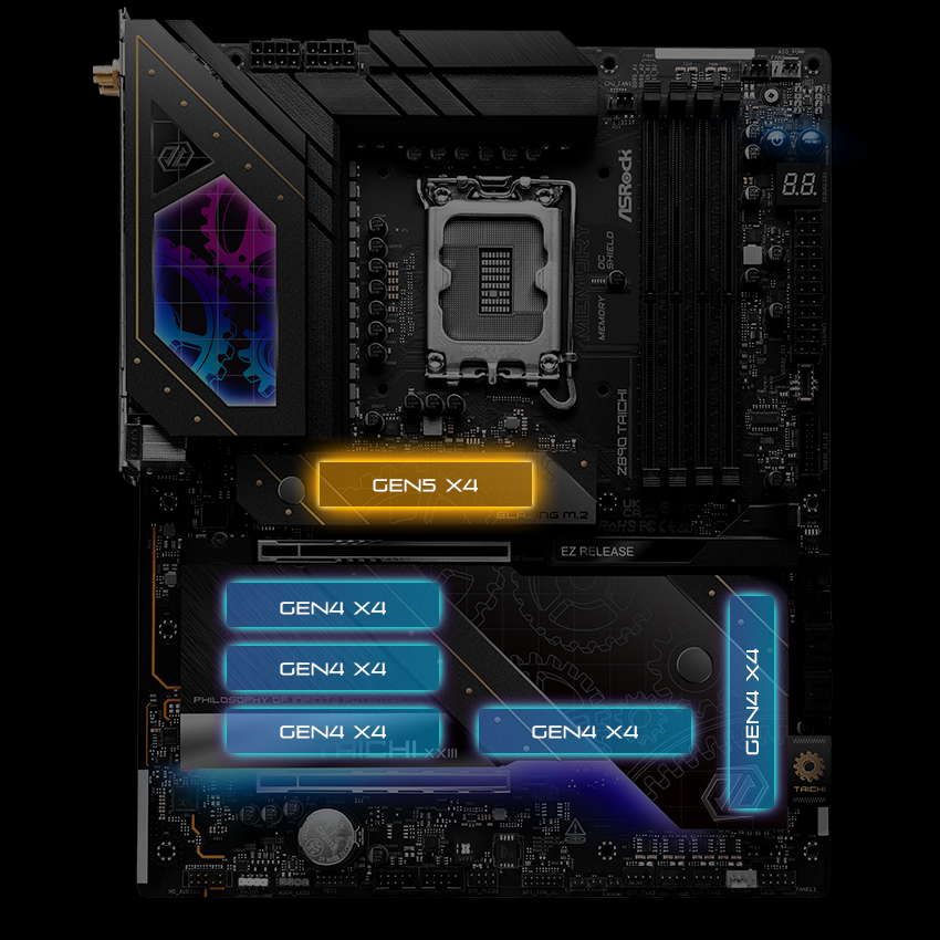 ASRock Z890 Taichi LGA 1851 ATX Motherboard - Newegg.com